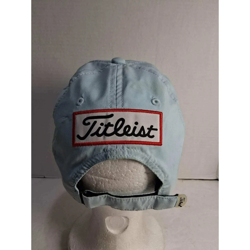 Titleist Pro V1 Golf Cap Hat Light Blue FJ Logo Adjustable‎ Strap